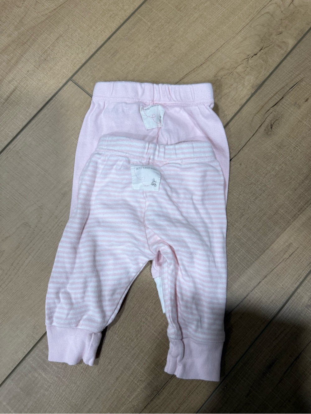 Burt's Bees Baby Light Pink Baby Pants Set